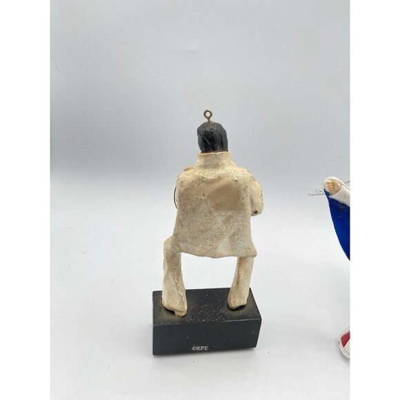 Elvis Presley Christmas Tree Hanging Ornament Bundle of 2 - Picture 4 of 12